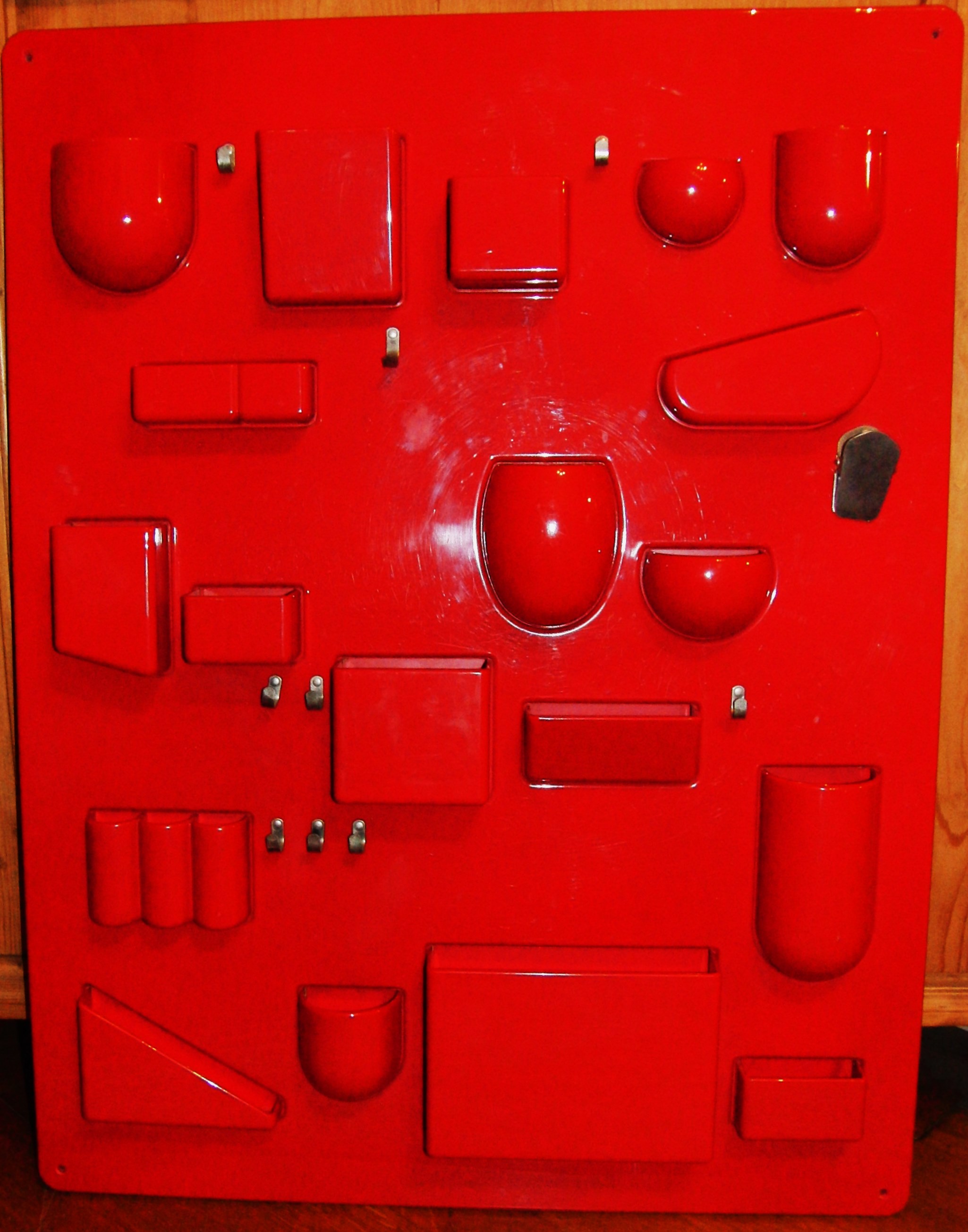 Original  UTEN.SILO I in Rot aus den 1969-1970er Jahren