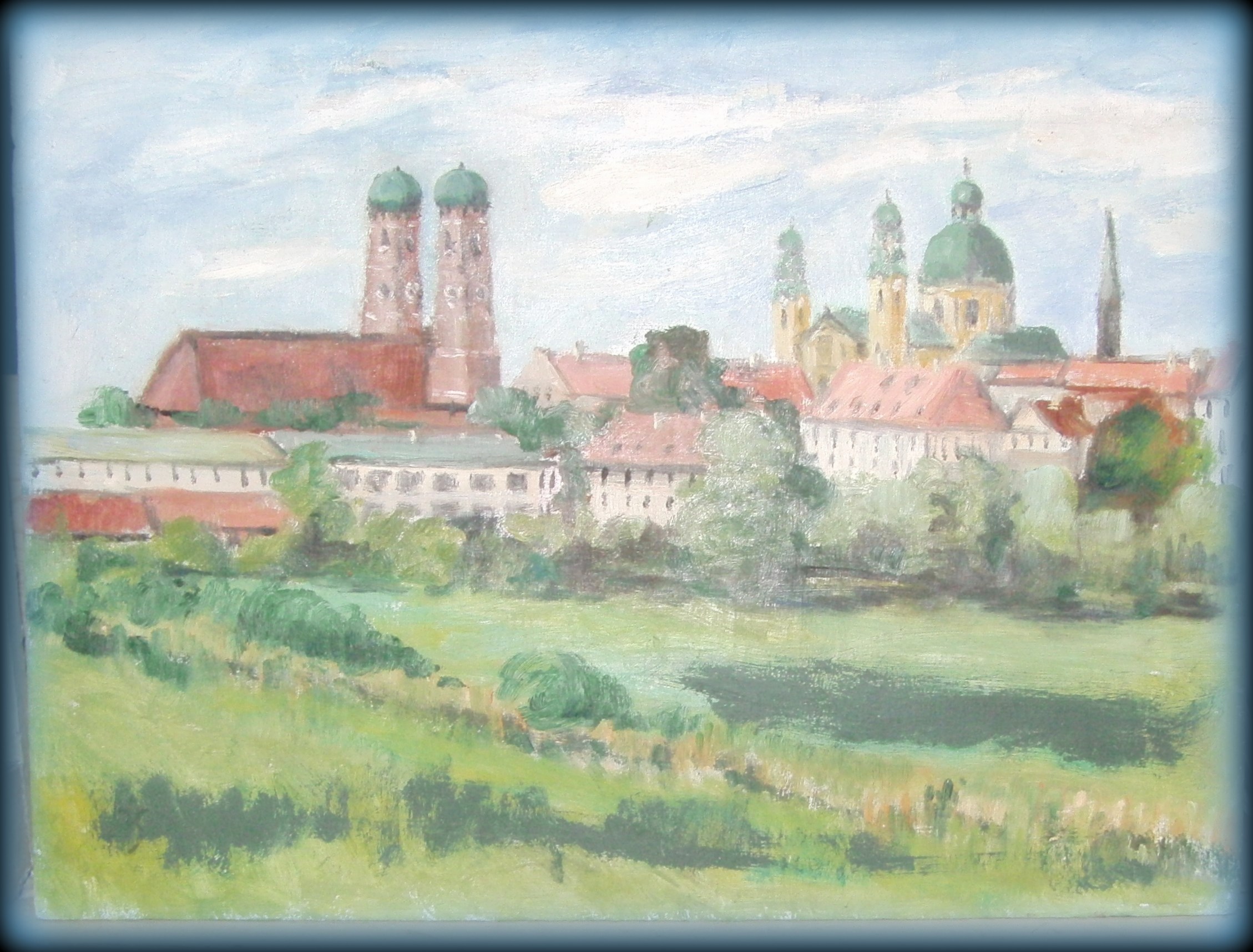 München kleines Gemälde